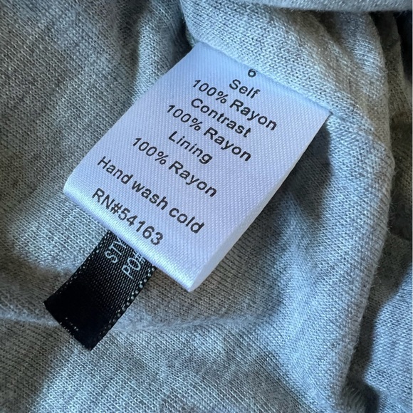 Jessica Simpson Gray Sequined Cap Sleeve Faux Wrap Surplice Dress. Size 6 - Picture 10 of 13